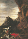 Gustave Moreau La mort de Sappho reproduction de tableau
