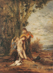 Gustave Moreau Saint Sébastien et les saintes femmes reproduction de tableau