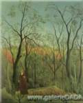 Henri Rousseau Une promenade dans la forêt reproduction de tableau