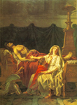 Jacques-Louis David Andromache en deuil Hector reproduction de tableau