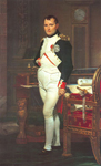 Jacques-Louis David Napoléon dans son étude reproduction de tableau