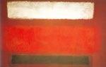Mark Rothko Noir, marron et blanc reproduction de tableau