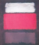 Mark Rothko Numéro 1, blanc et rouge reproduction de tableau