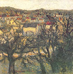 Maurice Utrillo Butte Pinson à Montmagny reproduction de tableau