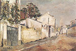 Maurice Utrillo Rue à Montmartre reproduction de tableau