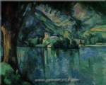 Paul Cezanne Lac d'Annecy reproduction de tableau
