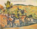 Paul Cezanne Montagnes dans la province reproduction de tableau