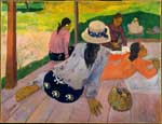 Paul Gauguin La sieste reproduction de tableau