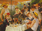 Pierre August Renoir Déjeuner de la fête nautique reproduction de tableau