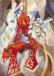 Robert & Sonia Delaunay La tour Rouge reproduction de tableau