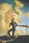 Salvador Dali Méditation de la harpe reproduction de tableau