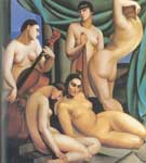 Tamara de Lempicka Rythme reproduction de tableau