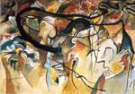 Vasilii Kandinsky Composition V reproduction de tableau