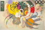 Vasilii Kandinsky Courbe dominante reproduction de tableau