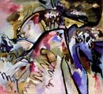 Vasilii Kandinsky Improvisation 21A reproduction de tableau
