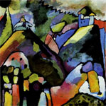 Vasilii Kandinsky Improvisation 9 reproduction de tableau