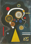Vasilii Kandinsky Les traits de Moody reproduction de tableau