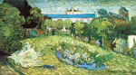 Vincent Van Gogh Jardin de Daubigny (Thick Impasto Paint) reproduction de tableau