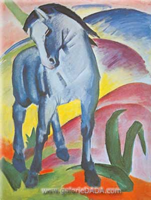 Franz Marc,  Blue Horse I Fine Art Reproduction Oil Painting