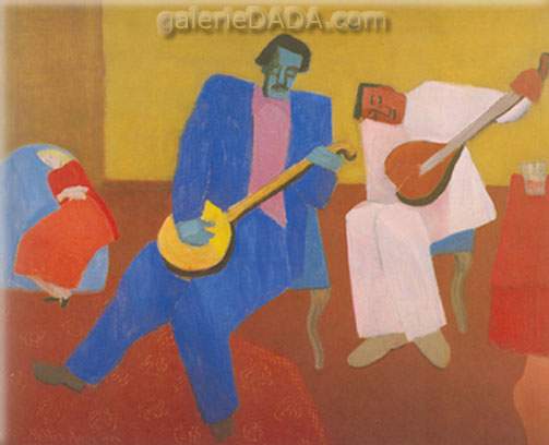 Milton Avery,  Music Makers Fine Art Reproduction Oil Painting
