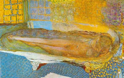 Pierre Bonnard,  Nude in a Bath Fine Art Reproduction Oil Painting