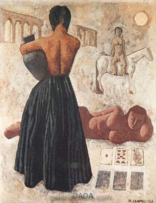 Massimo Campigli,  Gipsies Fine Art Reproduction Oil Painting