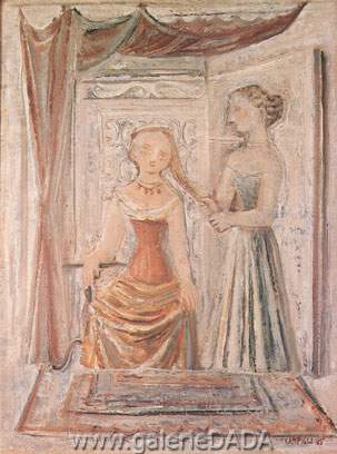 Massimo Campigli,  La Sorelle Fine Art Reproduction Oil Painting