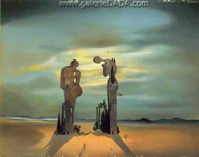 Archaeological Reminiscence Of Millet. Salvador Dali, Archaeological Reminiscence of Millets Angelus Fine Art Reproduction Oil Painting
