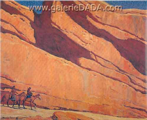 Maynard Dixon,  Ledges of Sunland Fine Art Reproduction Oil Painting