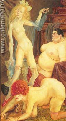 Otto Dix,  Three Women Fine Art Reproduction Oil Painting