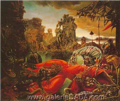 Max Ernst,  The Temptation of St Anthony Fine Art Reproduction Oil Painting