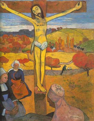 Paul Gauguin,  The Yellow Christ Fine Art Reproduction Oil Painting