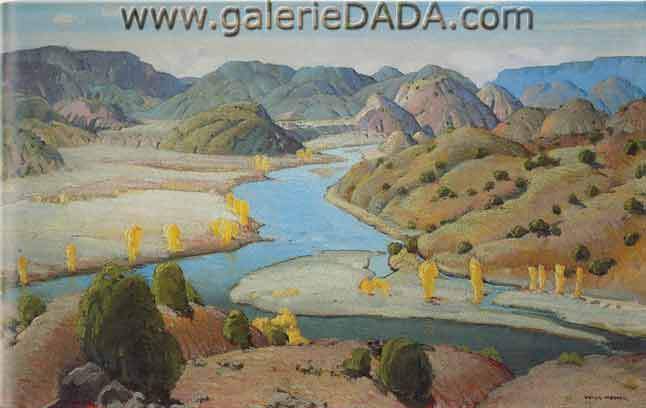 Victor Higgins, Jicarilla Country Fine Art Reproduction Oil Painting
