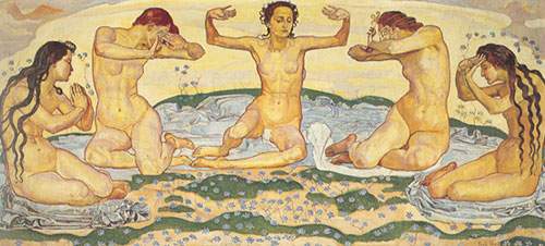 Ferdinand Hodler,  Day I Fine Art Reproduction Oil Painting