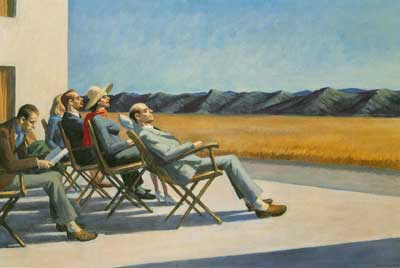 Edward Hopper,  People in the Sun Fine Art Reproduction Oil Painting