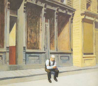 Edward Hopper,  Sunday Fine Art Reproduction Oil Painting