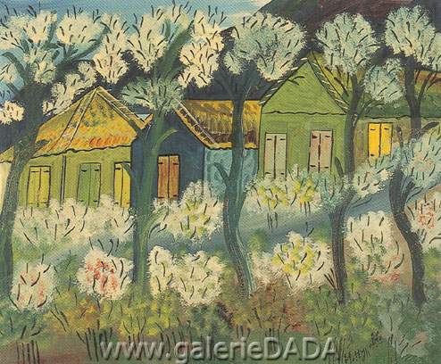 Hector Hyppolite,  Fruit Trees Fine Art Reproduction Oil Painting