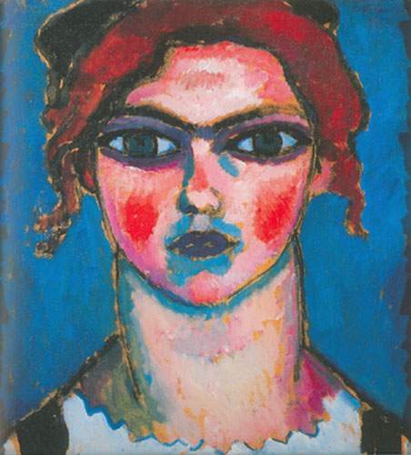 Alexei von Jawlensky,  Junges Madchen mit den grunen Augen Fine Art Reproduction Oil Painting