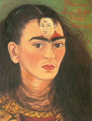 Frida Kahlo,  Diego and I Fine Art Reproduction Oil Painting