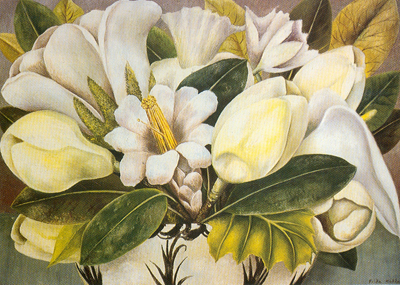 Frida Kahlo,  Magnolias Fine Art Reproduction Oil Painting