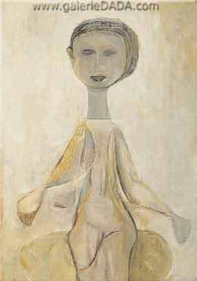 Ellsworth Kelly,  Seated Figure Fine Art Reproduction Oil Painting