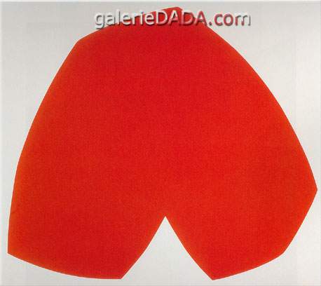 Ellsworth Kelly,  Red White Fine Art Reproduction Oil Painting