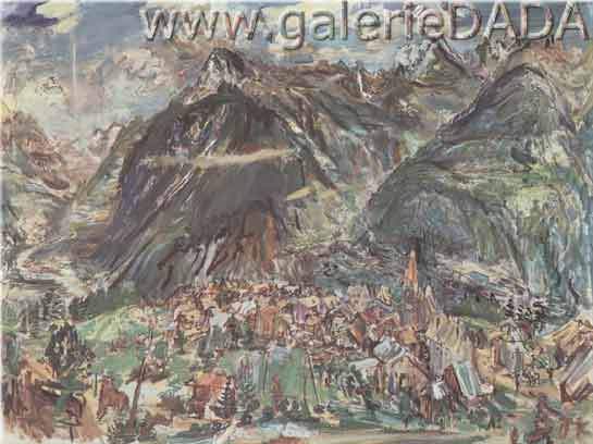 Oscar Kokoschka,  Montana Fine Art Reproduction Oil Painting