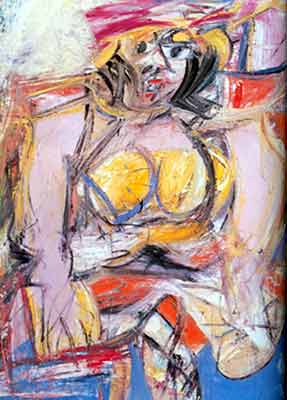 Willem De Kooning,  Woman IV Fine Art Reproduction Oil Painting