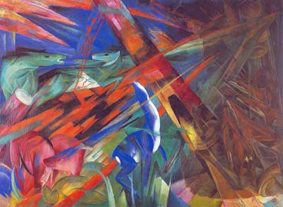 Franz Marc,  Fate of the Animals Fine Art Reproduction Oil Painting