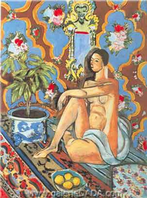 Henri Matisse,  Decorative Figure Fine Art Reproduction Oil Painting