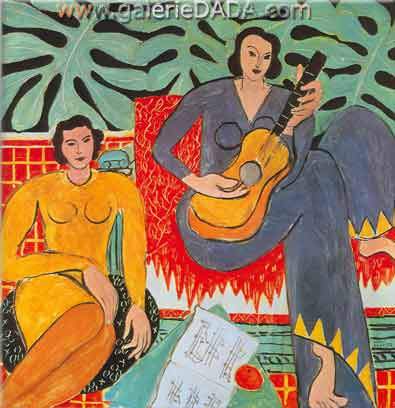 Henri Matisse,  Music (2) Fine Art Reproduction Oil Painting