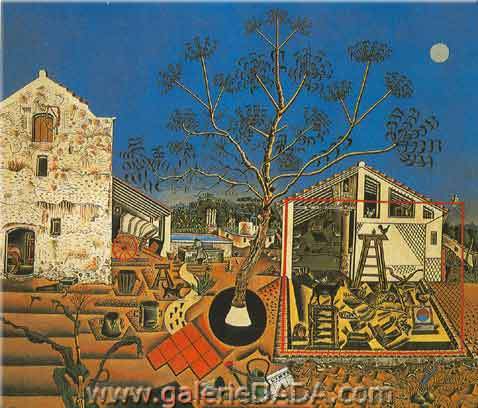 Joan Miro,  The Farm Fine Art Reproduction Oil Painting