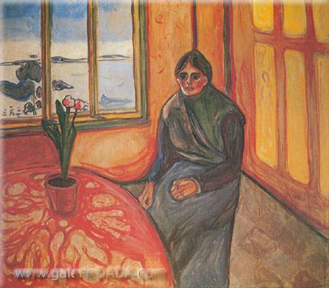 Edvard Munch,  Melancholy (Laura) Fine Art Reproduction Oil Painting
