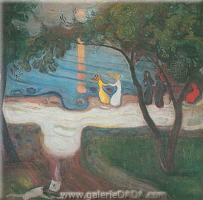 Edvard Munch,  The Dance on the Shore Fine Art Reproduction Oil Painting